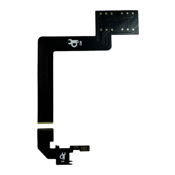 
17promax built-in modified card mep cable 17pro US version card attaching machine single and double card repair accessories IC parts pm