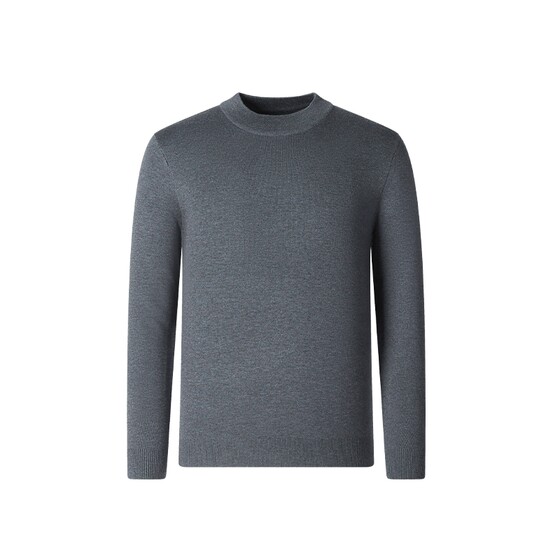 SHANSHAN official men's sweater 2025 autumn and winter new casual sweater round neck base shirt for men