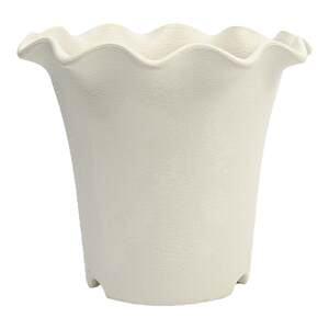 
Resin flower pots, ruffled edges, household thickened plastic indoor balcony, high-value lily ins, middle sky wave edge pot