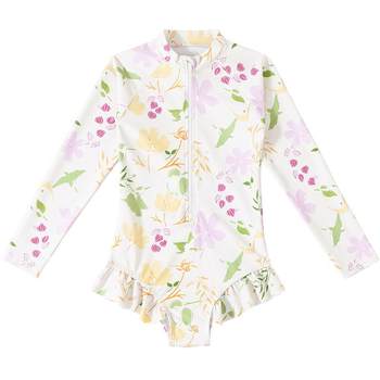 Yuke Girls 2025 new one-piece sun protection swimsuit
