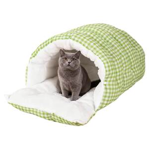 
Cat nest is warm in winter, plus velvet and thickened, semi-enclosed, removable and washable, all-season doghouse, cat bed, kitten house mat