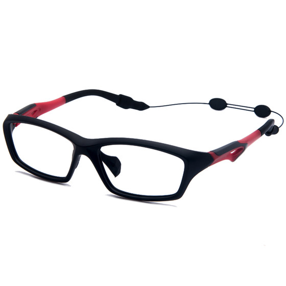 Basketball glasses for men, anti-collision sports, myopia glasses, TR90 anti fog professional football glasses, frame and frame, anti slip