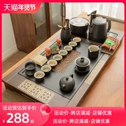 Khay trà lớn hoàn toàn tự động, bàn trà, bộ ấm trà, phòng khách gia đình, ấm đun nước văn phòng, bộ kung fu tích hợp chống bỏng