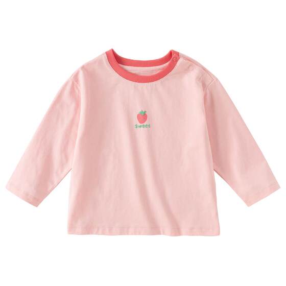 
David Bella children's long-sleeved T-shirt 2026 spring new boys' pure cotton bottoming shirt female baby tops children's clothing