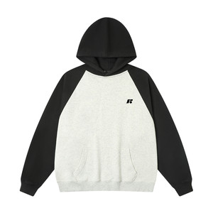 
Jungle tiger American heavy raglan sweatshirt for men and women in autumn and winter high street fashion brand couple retro thickened hooded jacket