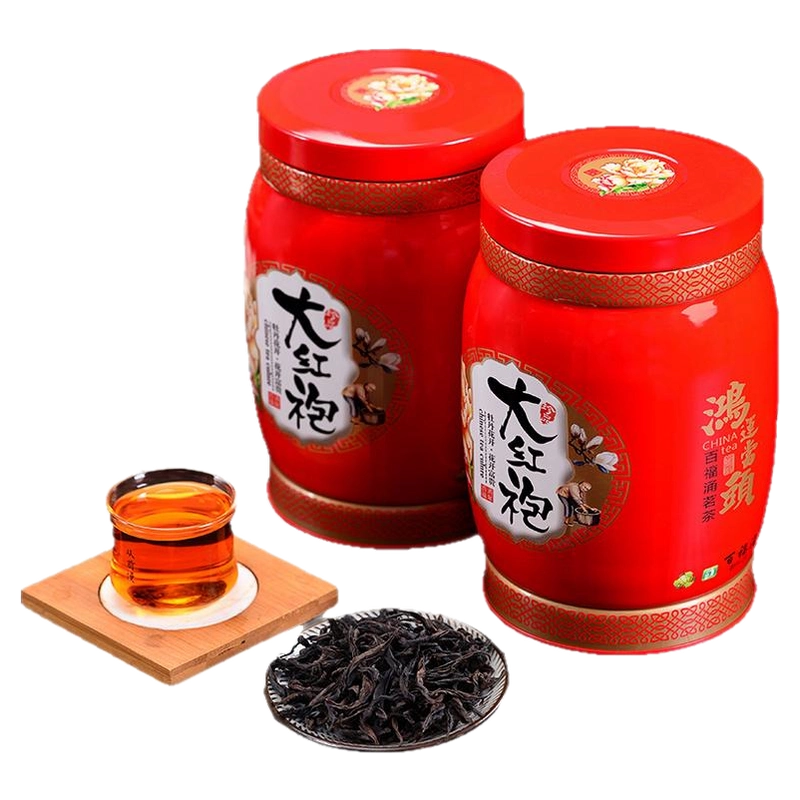 武夷山岩茶大红袍茶叶礼盒装送礼肉桂浓香新茶旗舰店正品