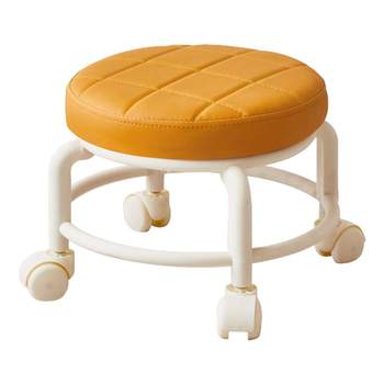 Universal wheel small stool pulley low stool
