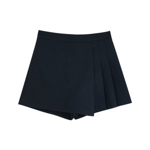 
pusumede Newton Girl Irregular Gray Suit Skirt Women's Commuting High Waist A-Line Pleated Skirt