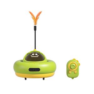 
Remote control cat teasing toy, cat self-pleasure and boredom relief artifact, laser light, energy-consuming electric food leakage, automatic cat teasing stick