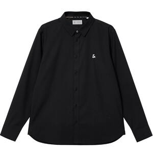 
Jack Jones men's new fall anti-wrinkle easy-care standard right shoulder basic base casual long-sleeved shirt