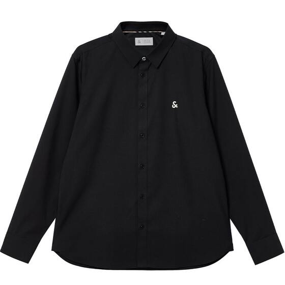 
Jack Jones men's new fall anti-wrinkle easy-care standard right shoulder basic base casual long-sleeved shirt