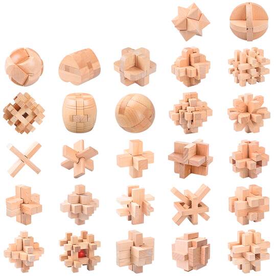 The Strongest Brain Educational Toy - Kongming & Luban Lock ...