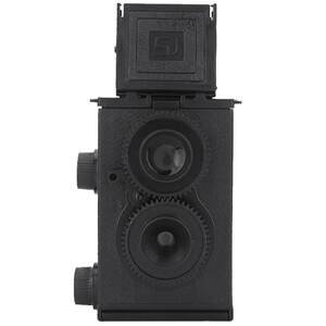 
A creative nostalgic photography enthusiast gift film classic effect DIY assembled retro double camera