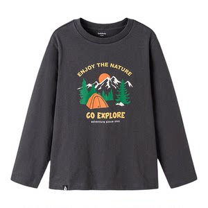 
Balabala children's clothing children's long-sleeved T-shirt boys 2026 new spring clothing girls' bottoming shirts pure cotton tops trendy