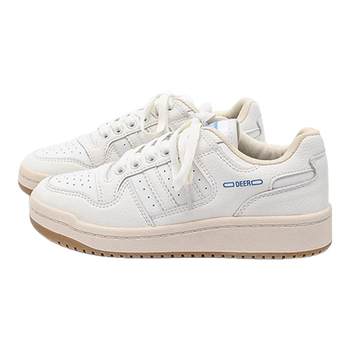 Delhui small white shoes thick sole height-enhancing versatile board shoes for women