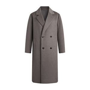 
Navigare Italian small sailing medium-length woolen coat men's autumn and winter new commuter pure wool coat