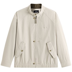 
PEACEBIRD Men's Couple Embroidered Casual Jacket 2026 Spring New Harrington Loose Jacket Trend