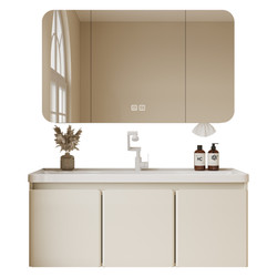 Ding Ruisi stainless steel ocean basin cream style bathroom cabinet