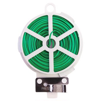 
Gardening tie plastic coated wire