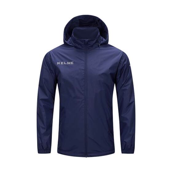 
KELME Karme jacket autumn windproof waterproof top hooded jacket woven outdoor sports raincoat