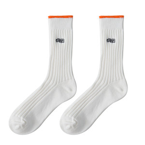 
Shawn Yue socks men and women ins trendy pure cotton medium stockings Hong Kong style thick line socks high-top sports socks couple autumn and winter