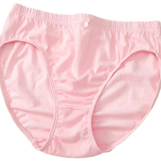 Butterfly Anfen Women's Under Pants Genuine Cotton 100%All -cotton Simple Blink High -waisted Triangle Loose Short Skin DEANFUN