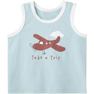 
[Ice Cream Cotton] Borien Men's and Women's Baby Vests Spring and Summer Children's Cool Breathable Thin Sleeveless Tops