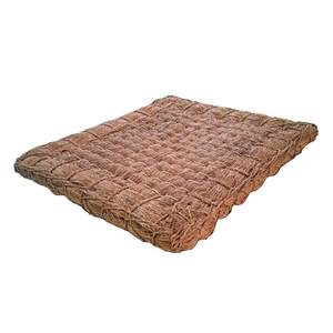 
Handmade thread sewing brown seat cushion household chair cushion sofa cushion bay window cushion is hard moisture-proof breathable meditation cushion cushion cushion brown cushion