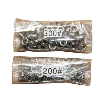 Aluminum material blooming steam eyelet eyelet button hollow rivet shoe eyelet handmade DIY old cloth shoe eyelet button file bag