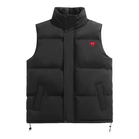 
Charles Heart Autumn and Winter Vest Men's Sleeveless Waistcoat 2026 New Casual Jacket Love Vest Cotton Coat