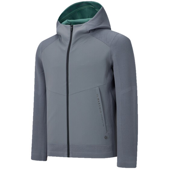 
RAPIDO Rui Bidu Men's R-LINE Business Casual Fashion Comfortable Hooded Sweater Jacket Jacket
