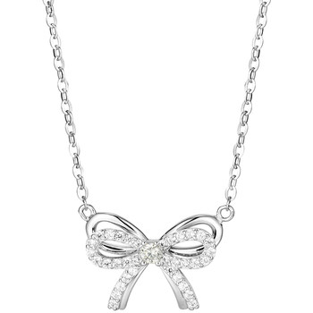 KADERS925 Silver Women's Sweetheart Bow Necklace