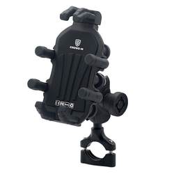 Motorcycle mobile phone stand shock absorption and anti-theft