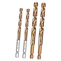 Hexagonal handle twist drill bit for drilling steel hand electric drill stainless steel 304 special drill bit high hardness alloy rotor