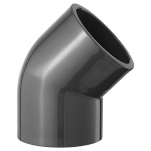 
Rongsheng UPVC45 elbow chemical water supply and drainage pipe PVC pipe 135 degree plastic accessories national standard 32 40