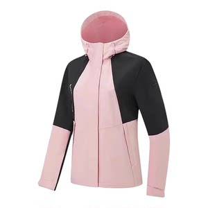 Xtep Jacket Women's 2025 Spring and Winter Outdoor Sports Three-proof Warm and Velvet Jacket 975328160059