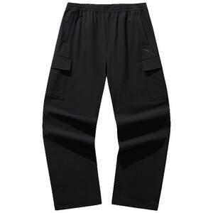 
ANTA outdoor functional overalls men's pants waterproof water-repellent loose straight casual sports long pants 152546505