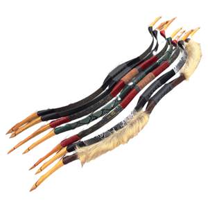 Bow and arrow shooting competition parent -child set toy scenic area practice shooting range ancient arrow hall target traditional anti -curved bow