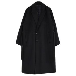 New Winter Shun Mao Woors coat Men's long -knee Korean version of the loose and handsome woolen coat male British trench coat