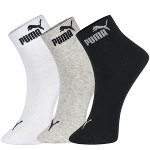 
[Self-operated] PUMA Puma Men's Socks Fashion Classic Sports Breathable Casual Medium Socks 3 Pairs Pack