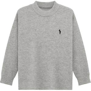 
Zuoxi children's clothing boys' sweaters solid color children's autumn and winter 2025 new boys' winter clothing thickened knitted sweater inner wear