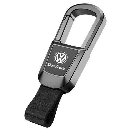 
Internet celebrity car key chain high-end key chain hanging decoration high-end genuine leather lettering anti-lost key chain hanging