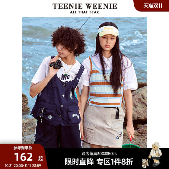 TeenieWeenie小熊奥莱女装夏季背心潮流时尚休闲户外风上衣酷外套