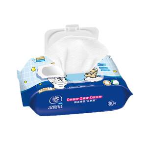 
Vida wet toilet paper line puppy wet toilet wipes 80 pieces family affordable butt wiping women's special maternity wipes