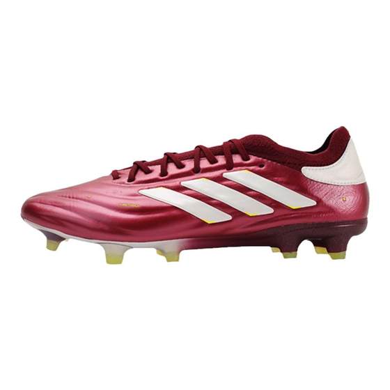 Huangbei authentic Adidas COPA PURE2+ high-end FG long nailed cowhide genuine grass football shoes for men IE7485