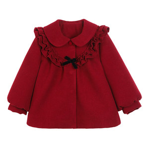 
[Lucky Red] Little O Bao Children's Clothing Baby Red Suit Skirt New Year 2026 Girls' Vest Daughter of Gold New Year's Clothing