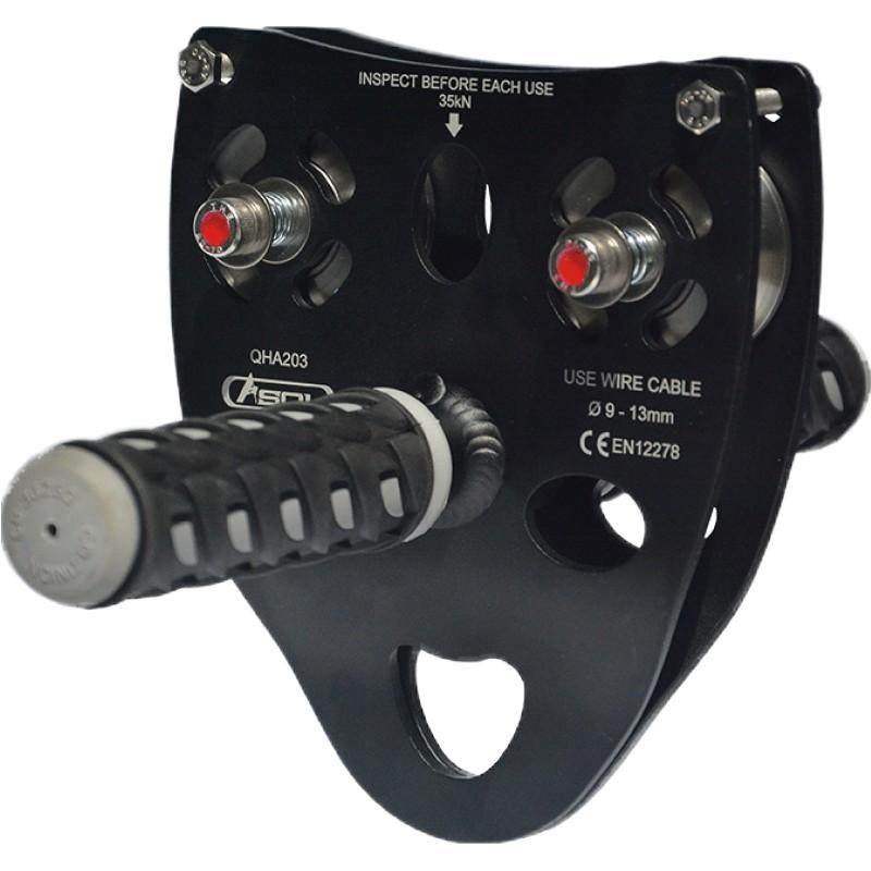 Doppelte Kletter-Umlenkrolle 30KN - Herzförmige Rolle Für Zipline & Transport