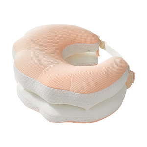 
October crystal double-layer nursing pillow newborn sitting and lying pillow waist support breastfeeding artifact anti-overflow milk slope pillow