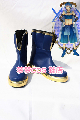 taobao agent Number 1253 Magic Girl Xiaoyuan Meisha Saisa Blue Mao Cosplay Shoes