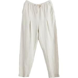 Line pants Men's loose Harun pants men's casual pants summer thin embroidery Chinese style men's pants beam pants
